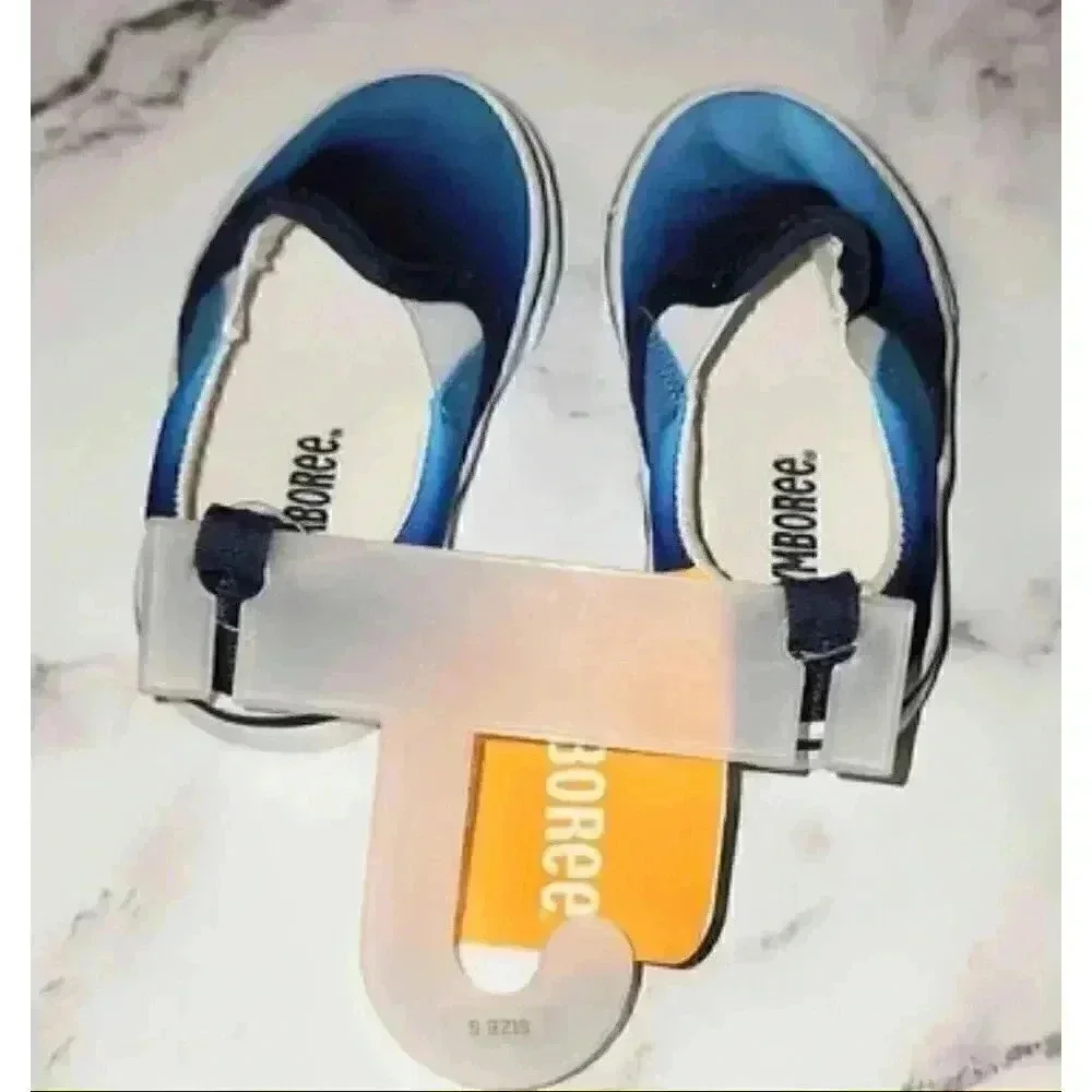 Gymboree Toddler Boys Size 5 Blue Slip On Shoes NWT